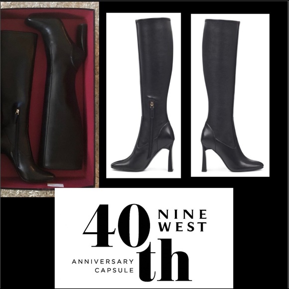 NINE WEST•LEATHER 40th Ann.CAPSULE BOOT - Picture 4 of 8